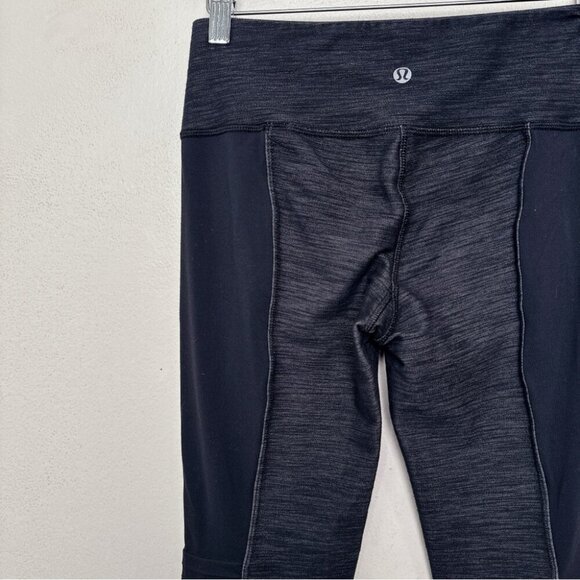 Lululemon Womens 4 Virtue Energy Pant Black Slub Denim - Picture 10 of 16